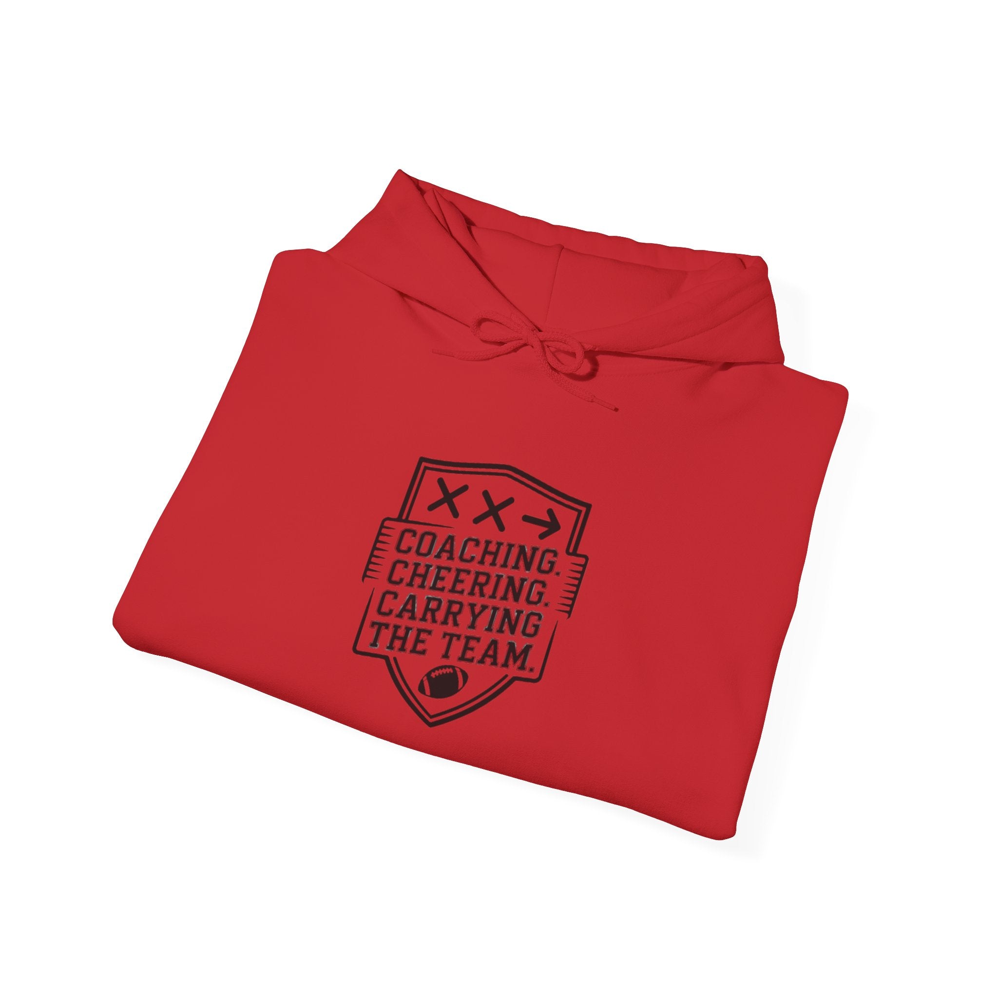 Sideline Commander Sports Parent Playbook  Hoodie — Athletic Team Spirit Sweatshirt