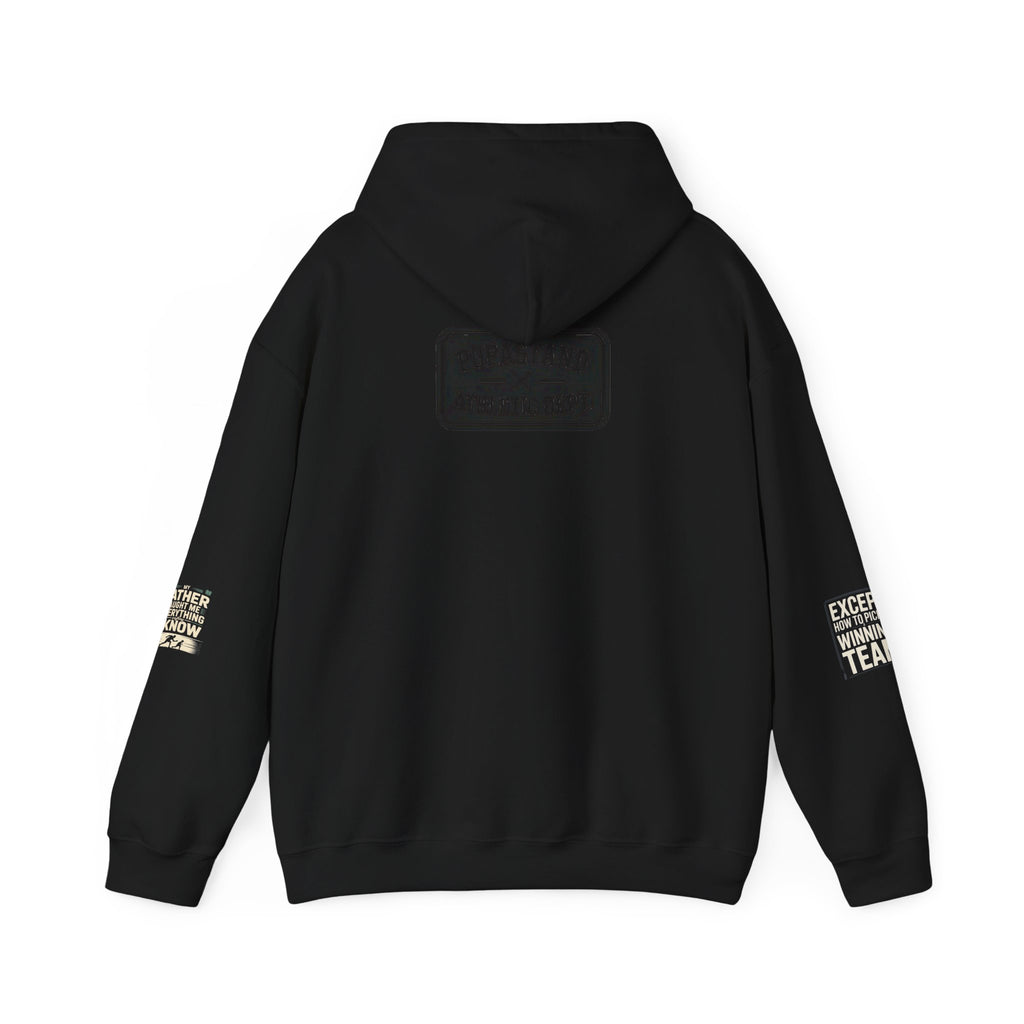 Vintage 1970s College Football Hoodie - Fatherhood is a Contact Sport